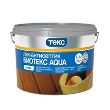Лак-антисептик БиоТЕКС Aqua ПРОФИ бесцветный полуматовый 2,7л